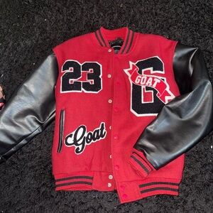 ⚠️CLEARANCE!!! GOAT Red and Black Bomber Jacket